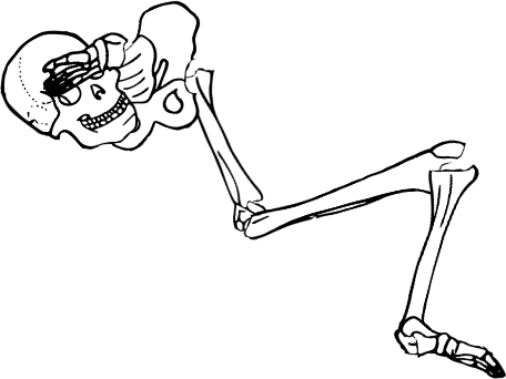 Dem bones dem bones dem – dry bones! Dem bones dem bones dem – extra bones!