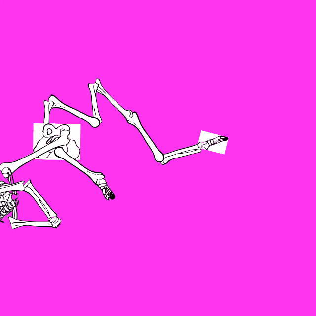 Dem bones dem bones dem – dry bones!