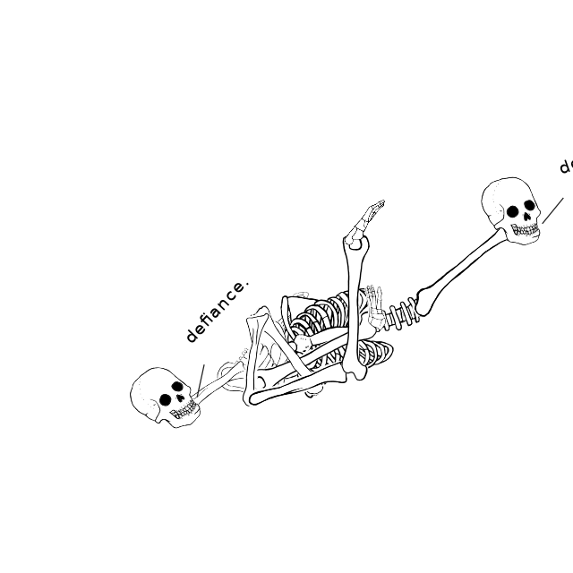 Dem bones dem bones dem – dry bones!
