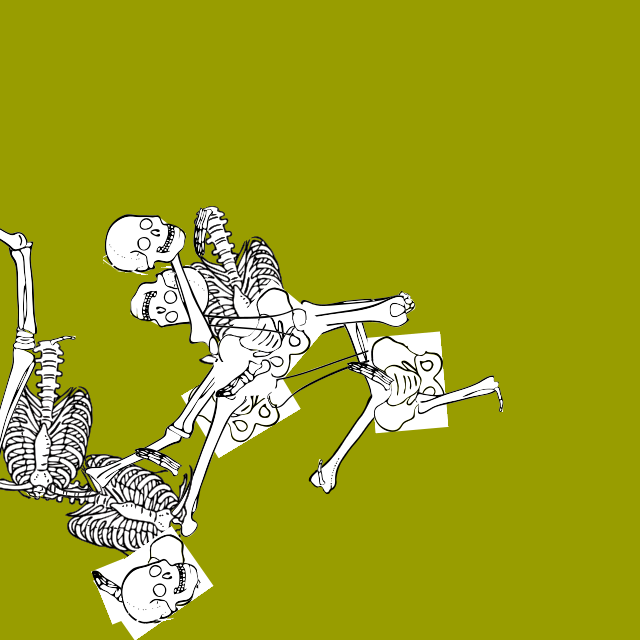 Dem bones dem bones dem – dry bones!