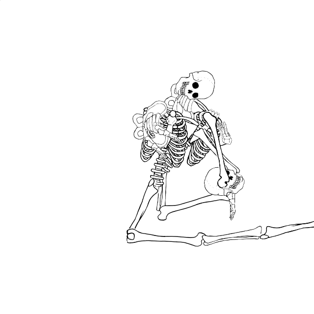 Dem bones dem bones dem – dry bones!