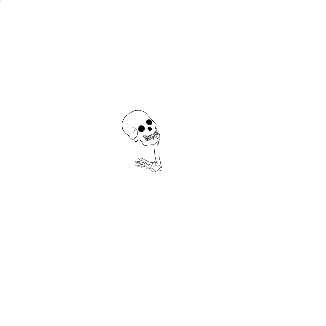 Dem bones dem bones dem – dry bones!