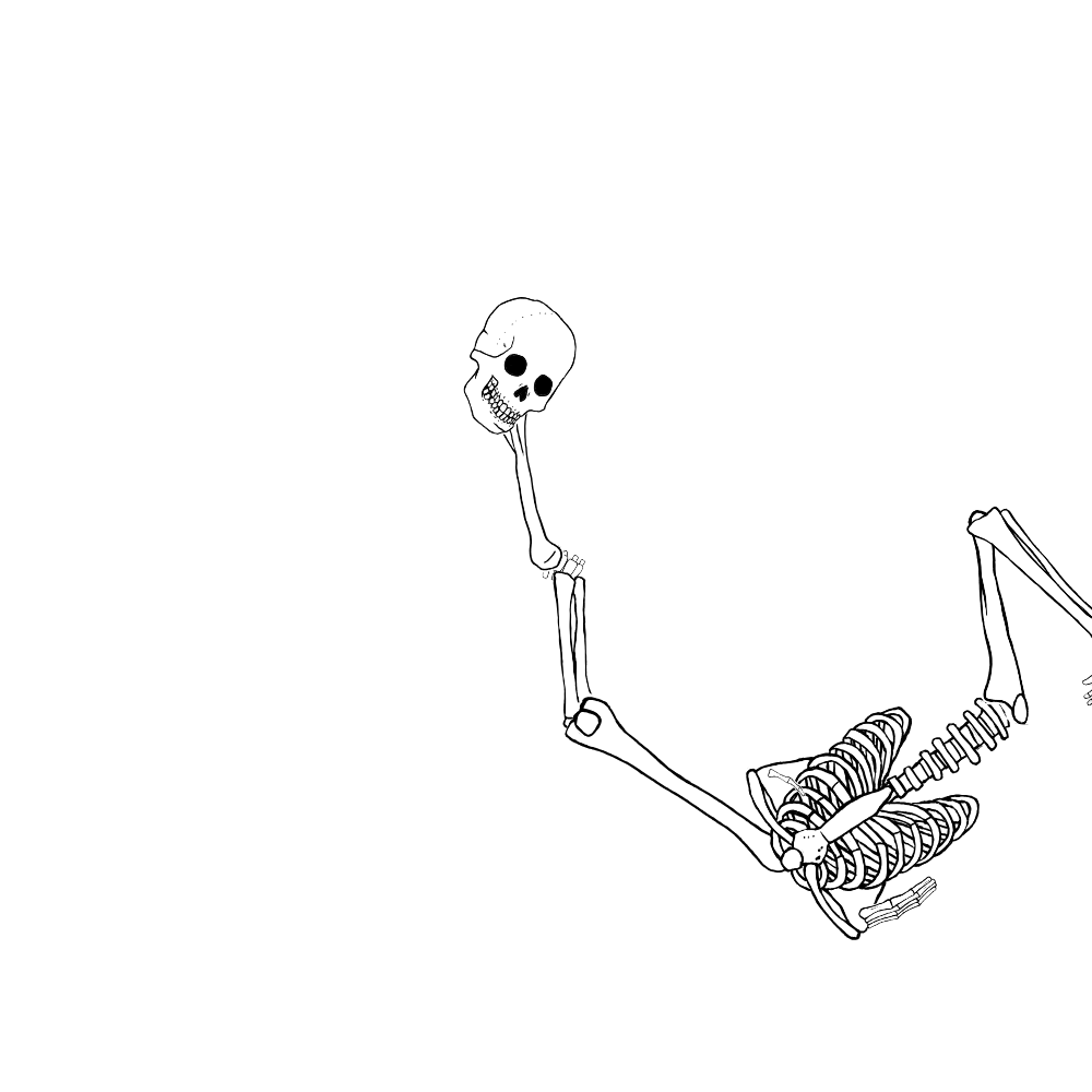 Dem bones dem bones dem – dry bones!