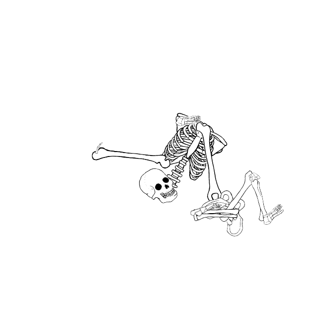 Dem bones dem bones dem – dry bones!