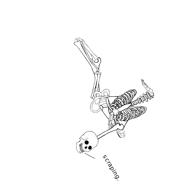 Dem bones dem bones dem – dry bones!