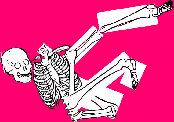Dem bones dem bones dem – dry bones!