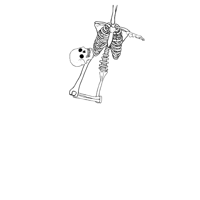 Dem bones dem bones dem – dry bones!