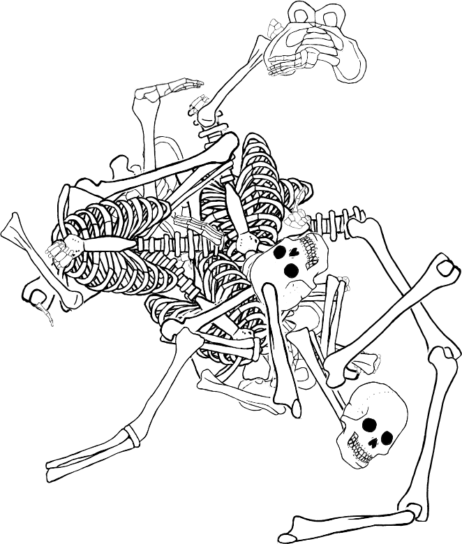 Dem bones dem bones dem – dry bones!