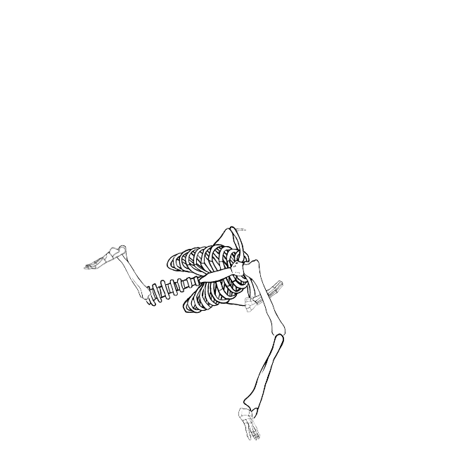 Dem bones dem bones dem – dry bones!