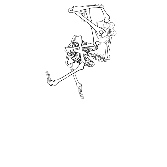 Dem bones dem bones dem – dry bones!