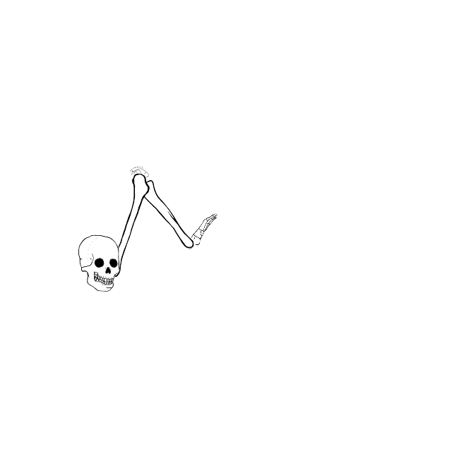 Dem bones dem bones dem – dry bones!