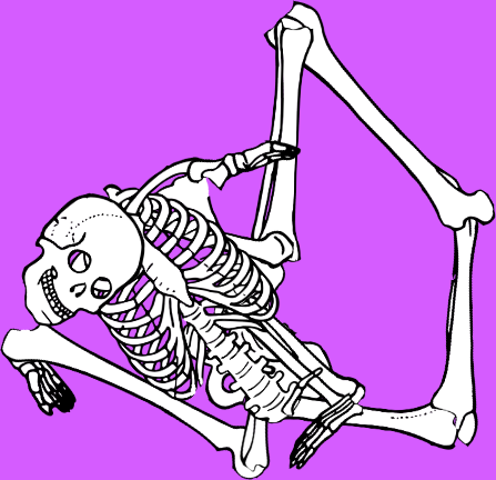 Dem bones dem bones dem – dry bones!