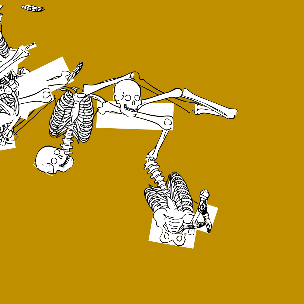 Dem bones dem bones dem – dry bones!