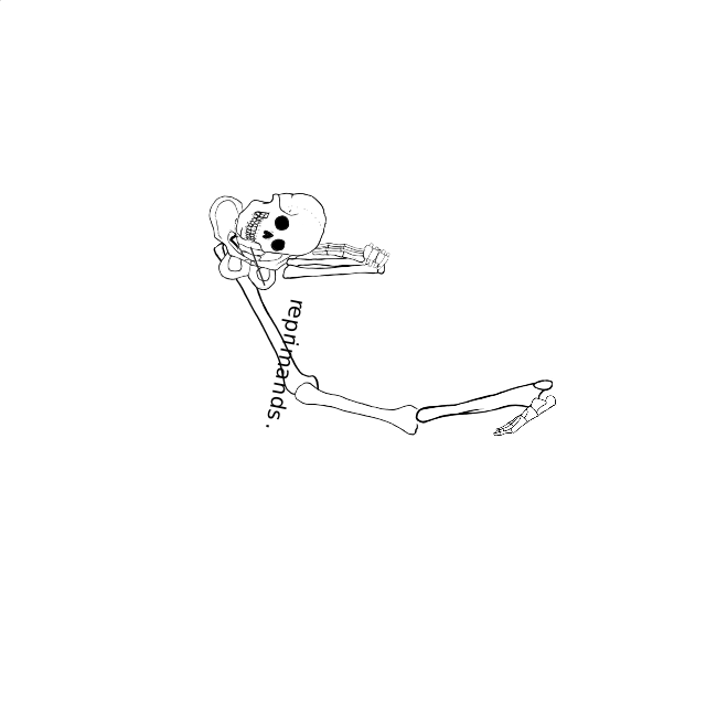 Dem bones dem bones dem – dry bones!