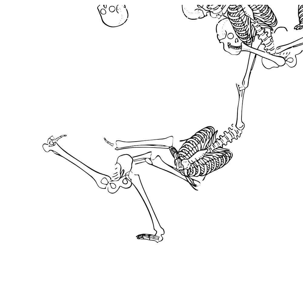 Dem bones dem bones dem – dry bones!