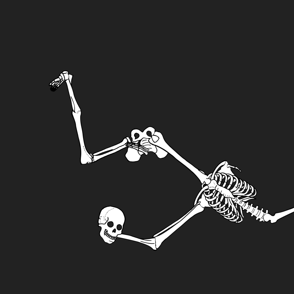 Dem bones dem bones dem – dry bones!