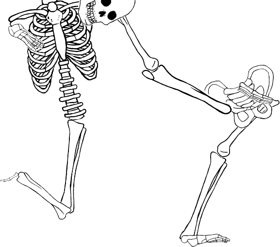 Dem bones dem bones dem – dry bones!