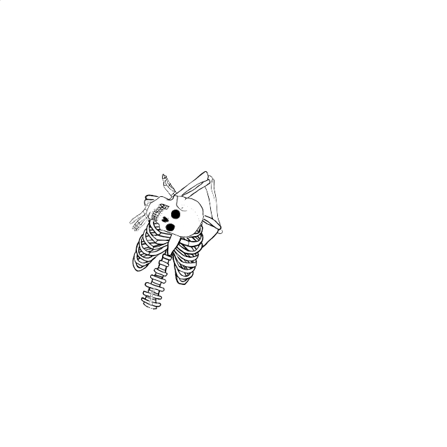 Dem bones dem bones dem – dry bones!