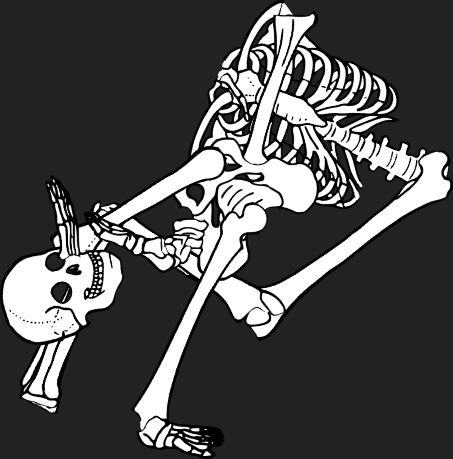 Dem bones dem bones dem – dry bones!