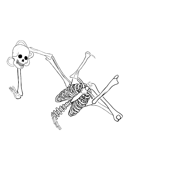 Dem bones dem bones dem – dry bones!