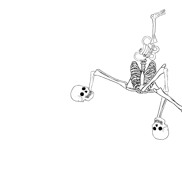 Dem bones dem bones dem – dry bones!