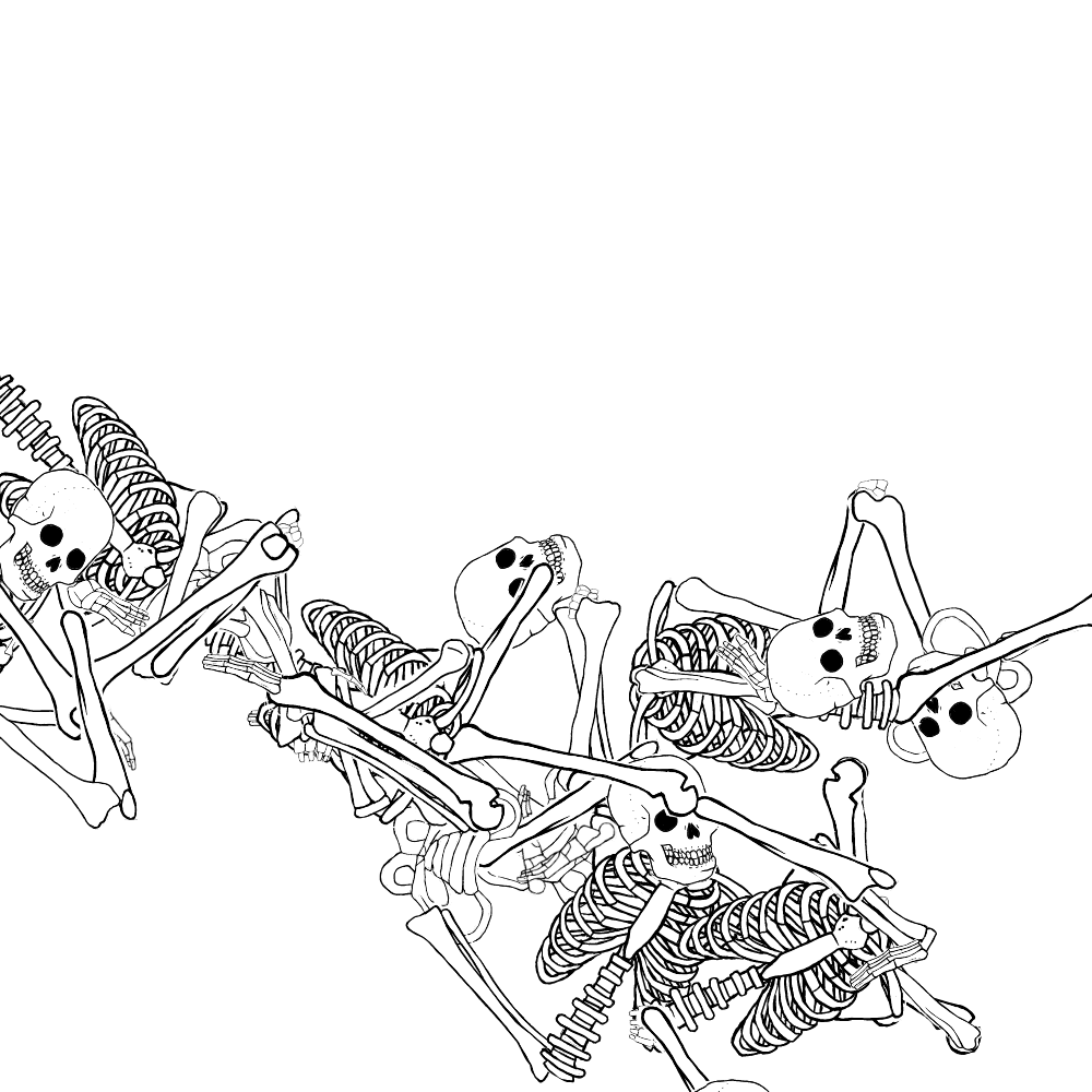 Dem bones dem bones dem – dry bones!