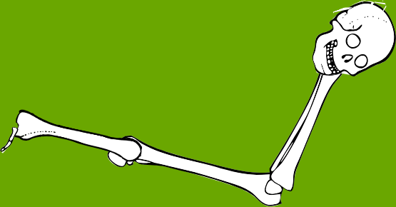 Dem bones dem bones dem – dry bones!