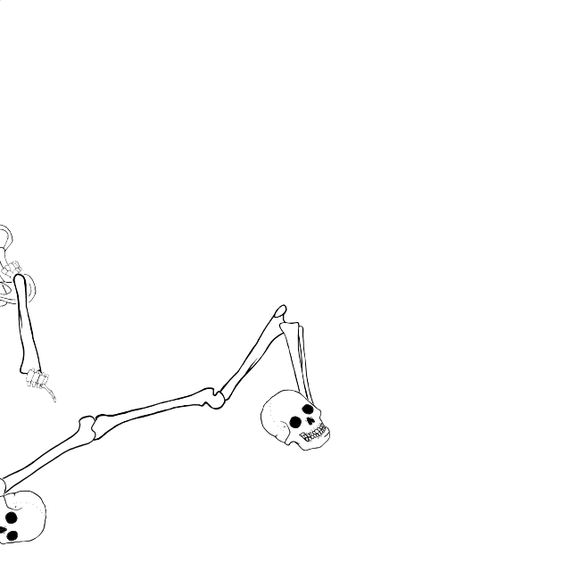 Dem bones dem bones dem – dry bones!