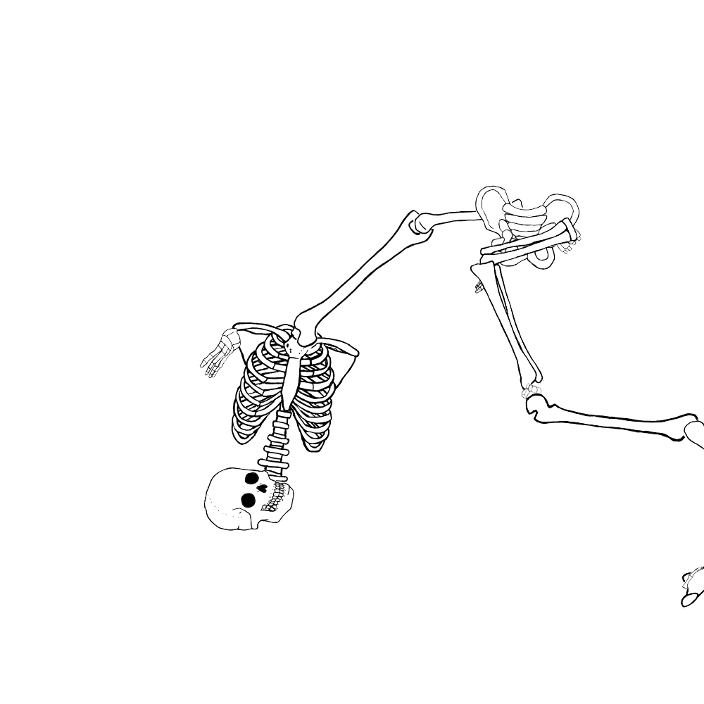 Dem bones dem bones dem – dry bones!