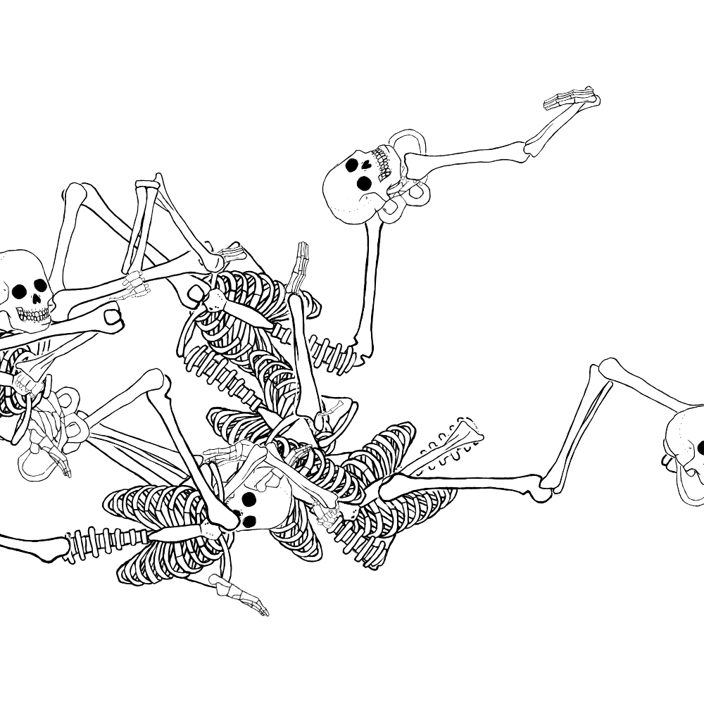 Dem bones dem bones dem – dry bones!