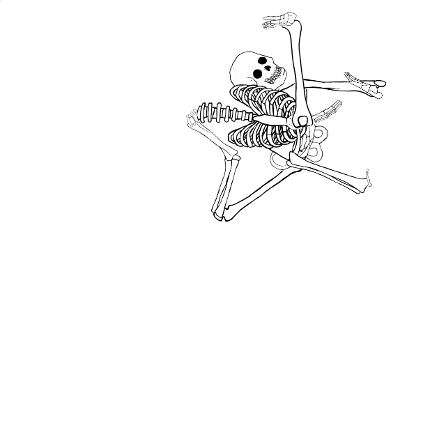 Dem bones dem bones dem – dry bones!