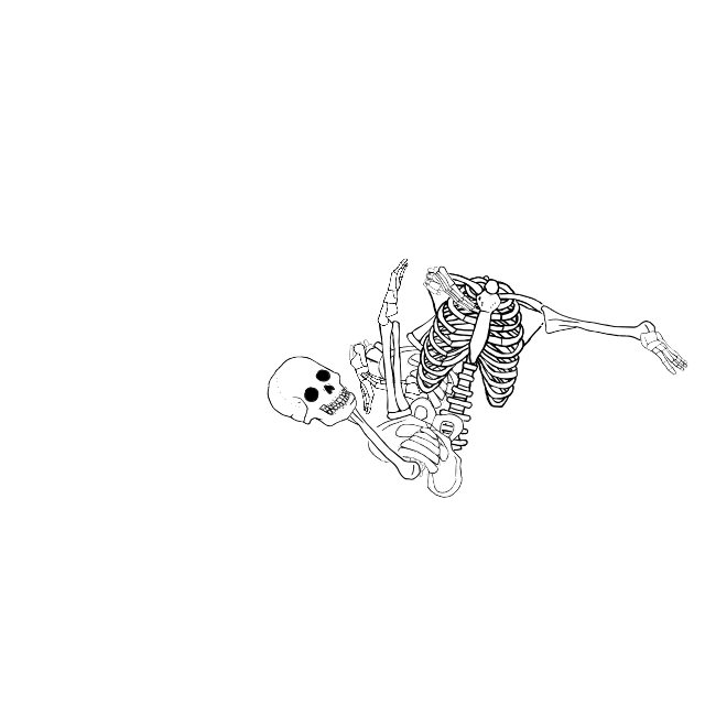 Dem bones dem bones dem – dry bones!