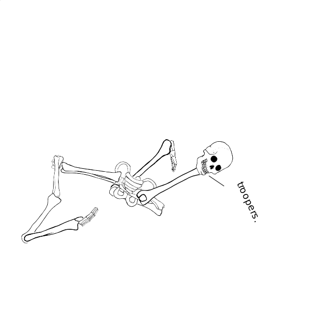 Dem bones dem bones dem – dry bones!