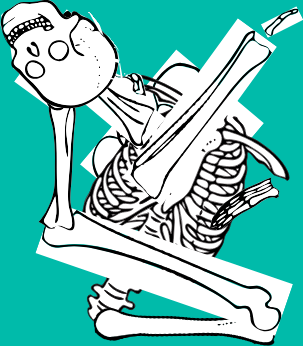 Dem bones dem bones dem – dry bones!