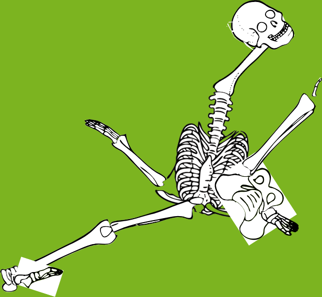 Dem bones dem bones dem – dry bones!