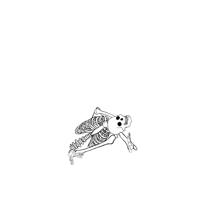 Dem bones dem bones dem – dry bones!
