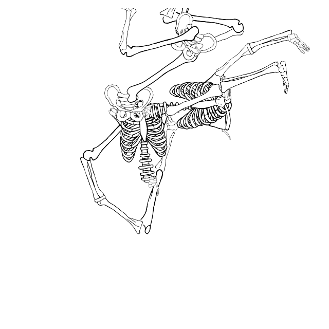 Dem bones dem bones dem – dry bones!