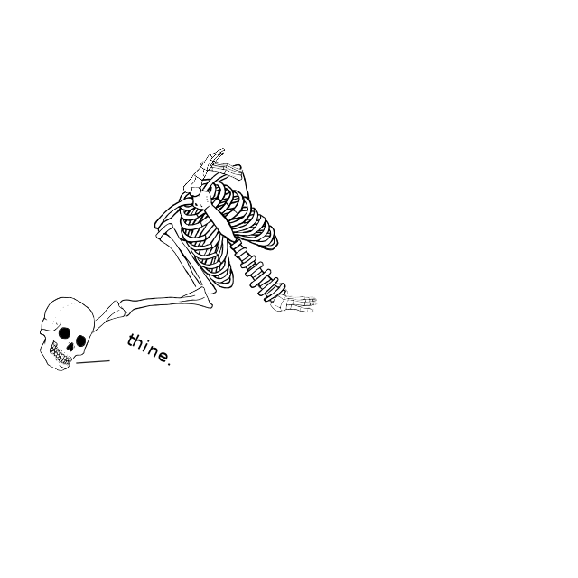 Dem bones dem bones dem – dry bones!