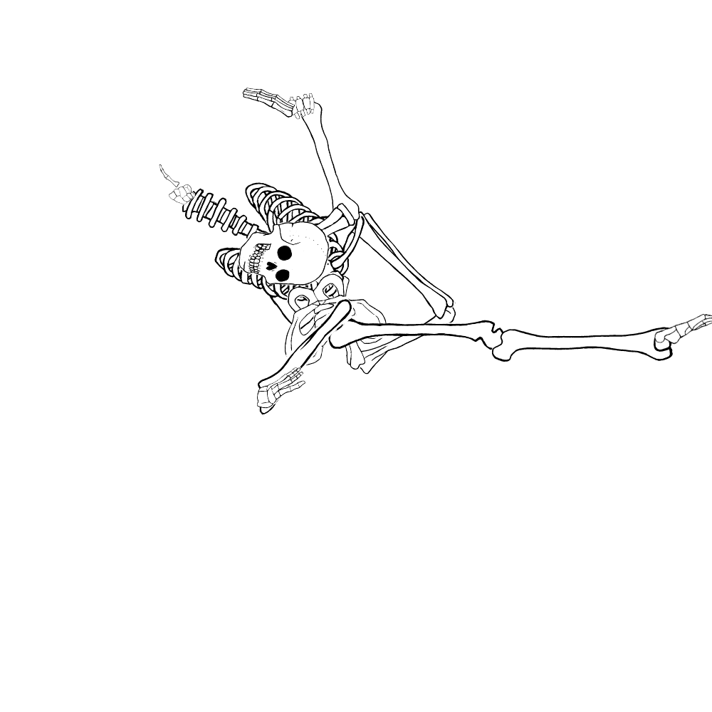 Dem bones dem bones dem – dry bones!