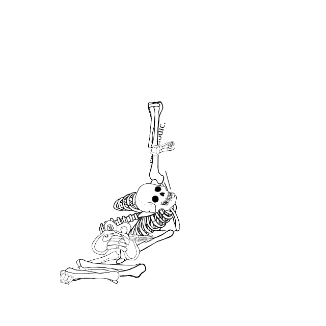 Dem bones dem bones dem – dry bones!