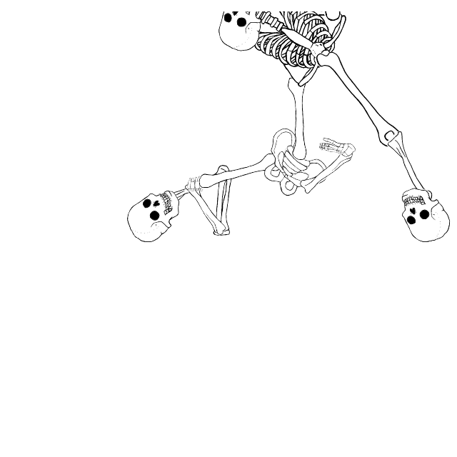 Dem bones dem bones dem – dry bones!