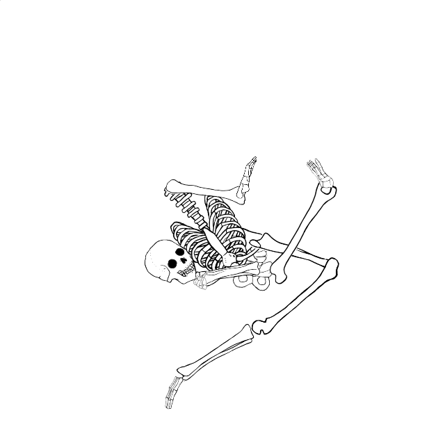 Dem bones dem bones dem – dry bones!