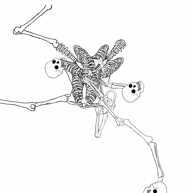 Dem bones dem bones dem – dry bones!