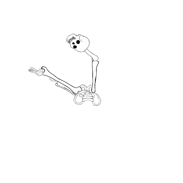 Dem bones dem bones dem – dry bones!
