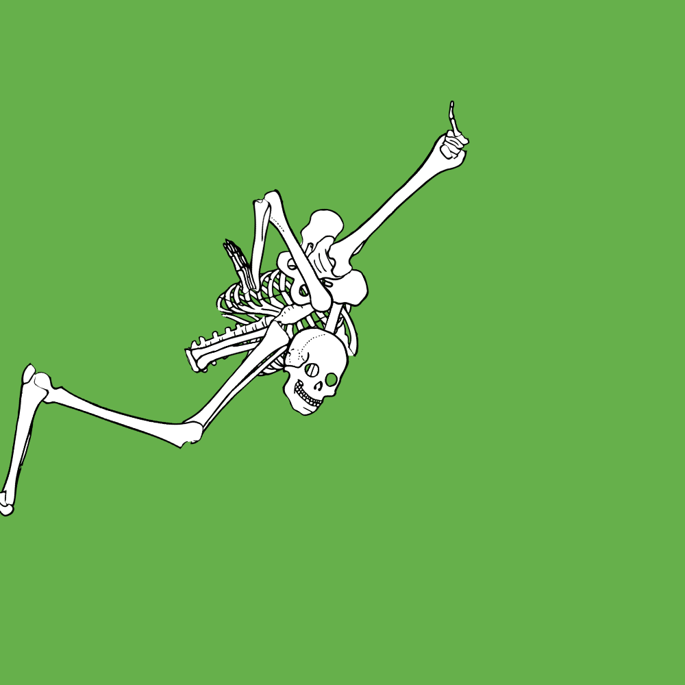 Dem bones dem bones dem – dry bones!