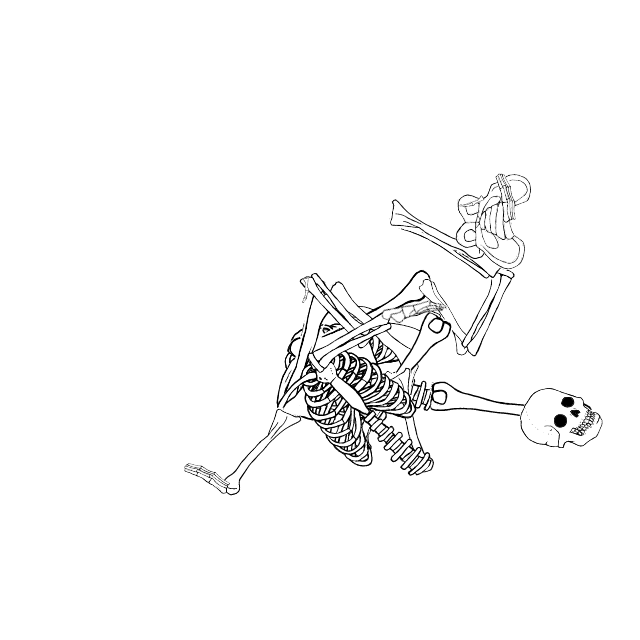 Dem bones dem bones dem – dry bones!