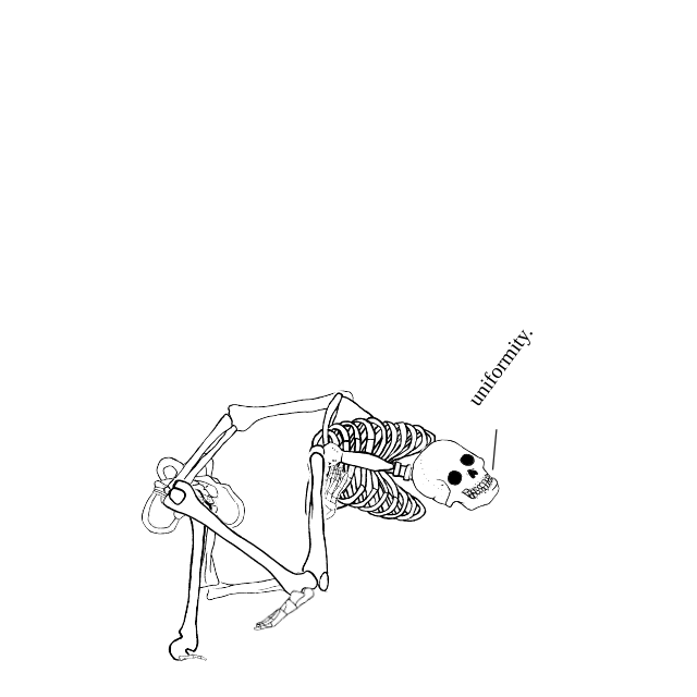 Dem bones dem bones dem – dry bones!