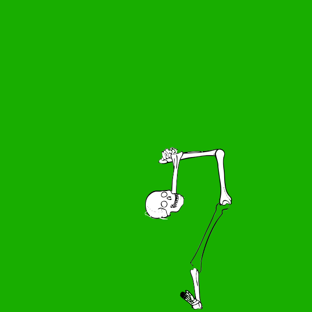 Dem bones dem bones dem – dry bones!