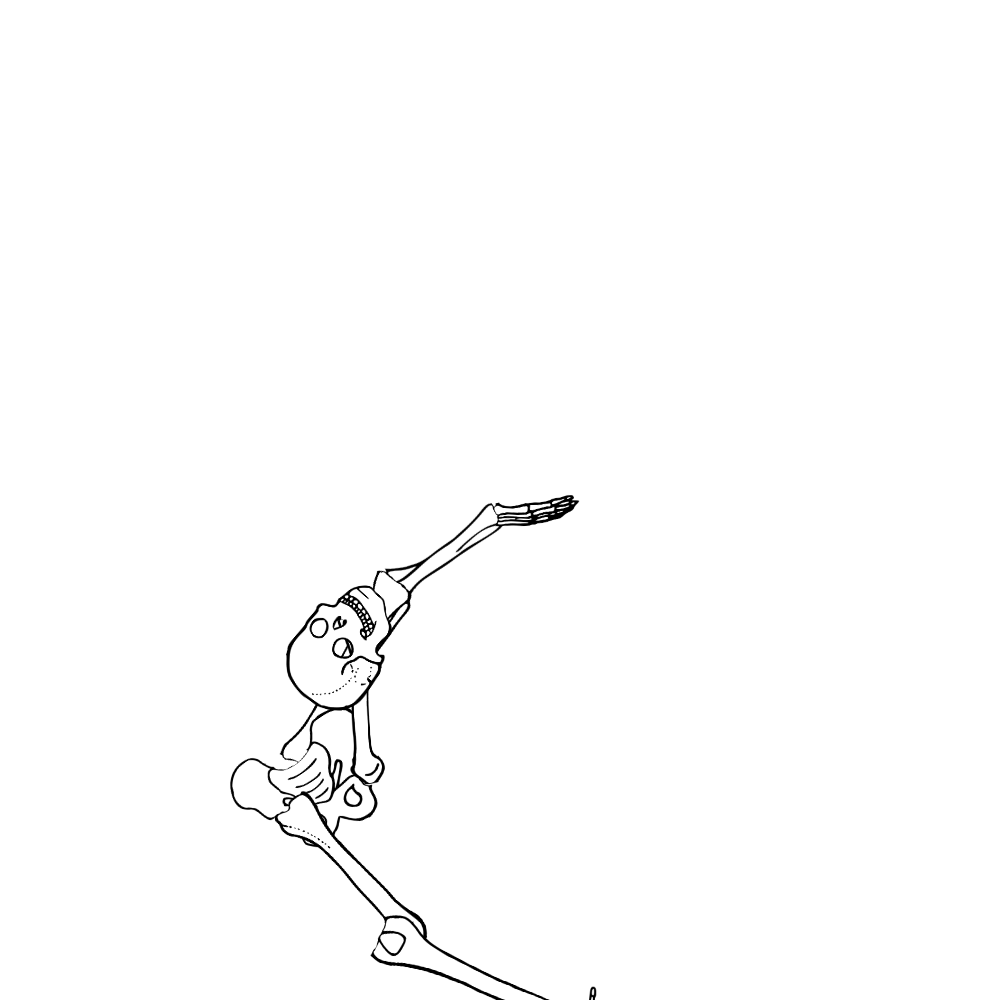 Dem bones dem bones dem – dry bones!