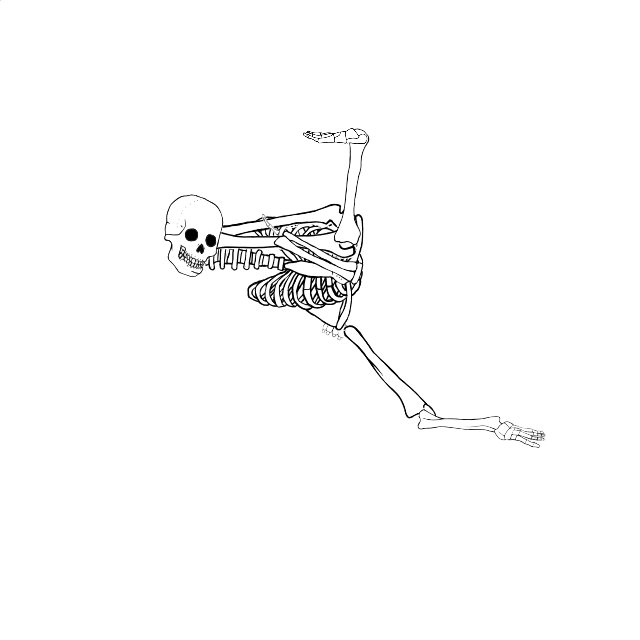 Dem bones dem bones dem – dry bones!